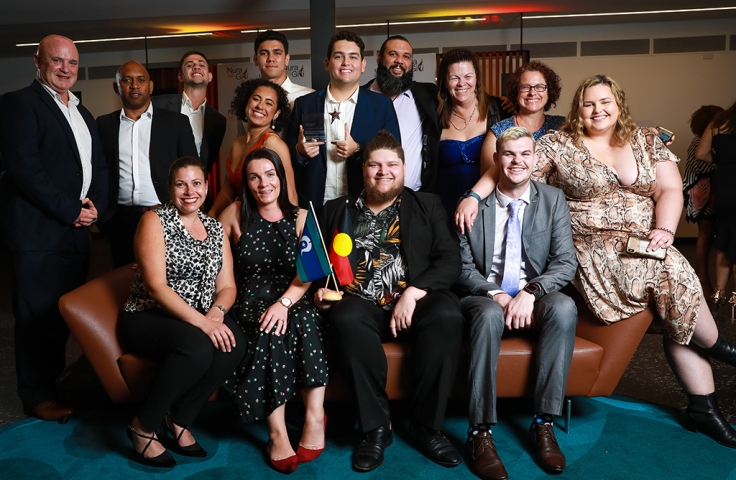 Group photo from Indigenous Awards Night 